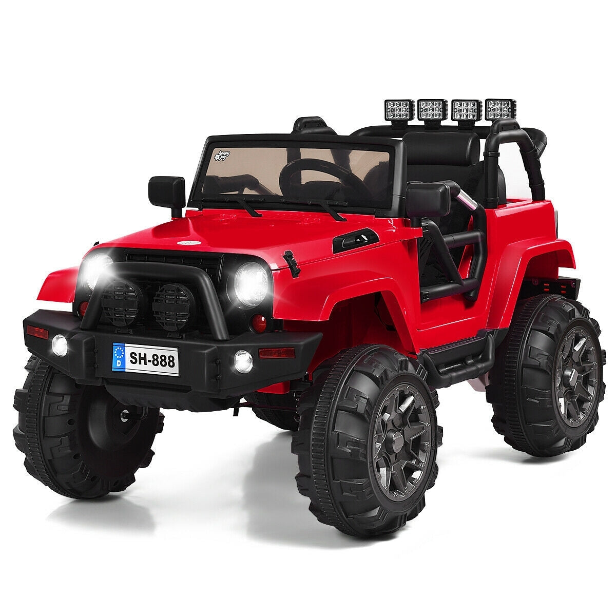 12 V Kids Ride on SUV Car with Remote Control LED Lights